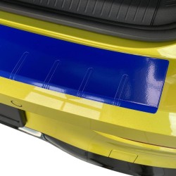For RENAULT GRAND SCENIC 4 from 2016 Powder-coated aluminum bumper protection Ultramarine Blue High Gloss