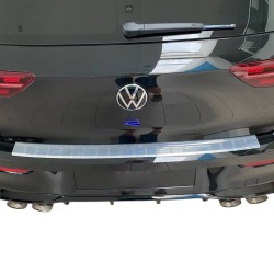 Pour SUBARU XV 2 Protection du seuil de chargement en aluminium peint par poudrage Mirror Chrome