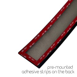 Для MITSUBISHI SPACE STAR до 2019 Алюминиевая защита бампера с порошковым покрытием Black Silk Matt