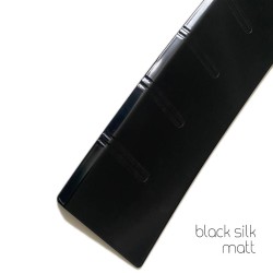 Voor OPEL CORSA F GS Line aluminium bumperbescherming poedercoating zwart zijdemat