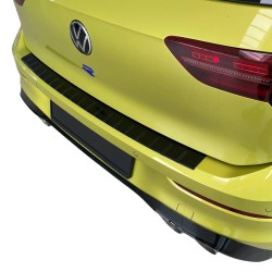For SKODA OCTAVIA 3 KOMBI up to 2017 Powder-coated aluminum bumper protection Black Silk Matt
