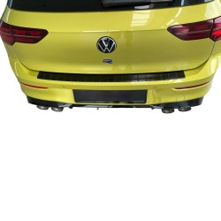 For SKODA OCTAVIA 3 KOMBI up to 2017 Powder-coated aluminum bumper protection Black Silk Matt