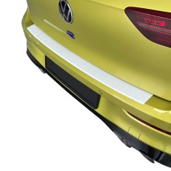 Pour MITSUBISHI ASX jusqu'à 2017 Protection du seuil de chargement en aluminium peint par poudrage White