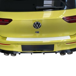 Voor VW GOLF 7 vanaf 2017 Aluminium bumperbescherming met poedercoating Wit