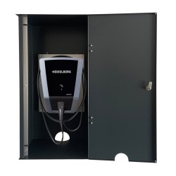 Låsbar wallbox väggskåp Heidelberg Connect laddningsstation för bilar