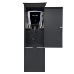 Låsbart wallboxskåp Heidelberg Connect laddningsstation för bilar
