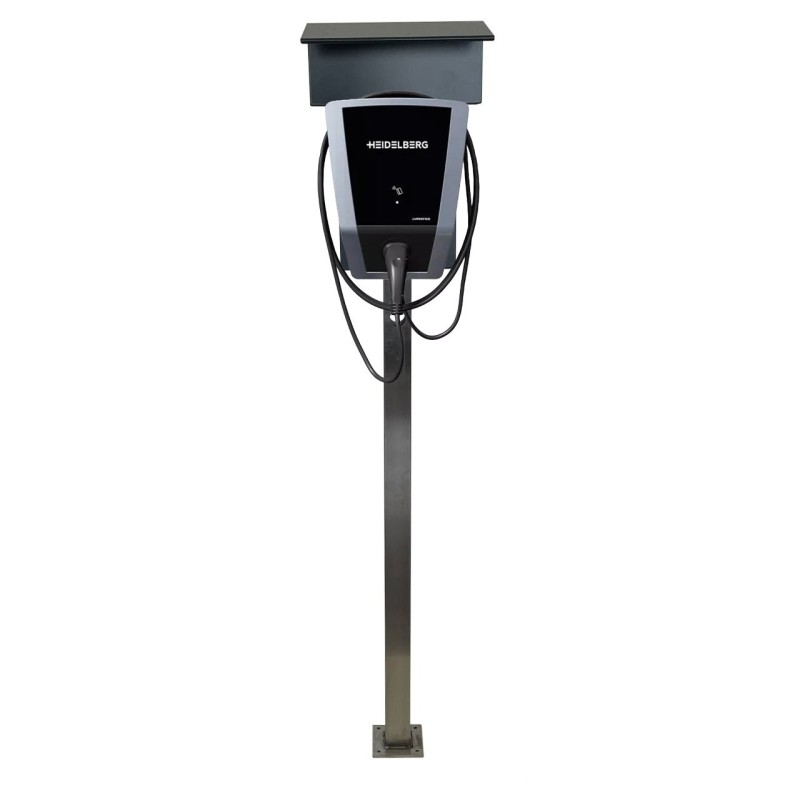 Para Heidelberg Connect Duo Wallbox Stele Base em aço inoxidável