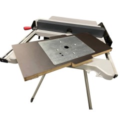 Placa de la mesa de fresado Metabo TS 254 Placa de inserción Fresadora POF de Bosch