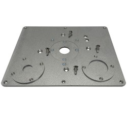 Piastra per tavola di fresatura Metabo TS 254 Piastra porta inserti Triton TRA - Router MOF