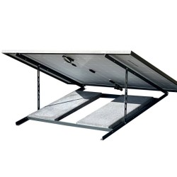 Lapos tető napelemes konzol garázs carport fúrás nélkül