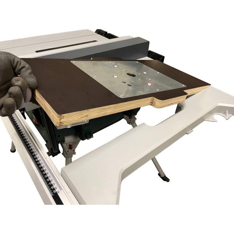 Fräsbordsplatta Metabo TS 254 Insatsskiva Metabo FMV 18 LTX Toppskiva Metabo TS 254