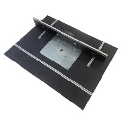 Para fresadora Dewalt DW622K Placa de mesa para fresadora con tope paralelo