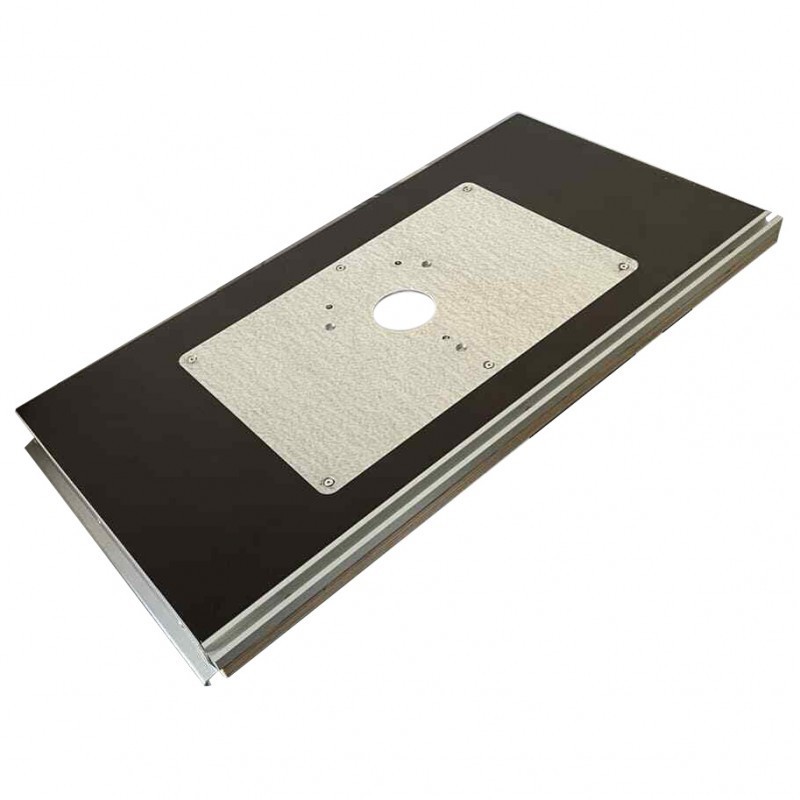 Placa para mesa de tupia GTS635 Placa de inserção para tupia Dewalt DW621K