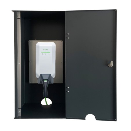 Armoire murale Wallbox pour station de recharge automobile Keba P40 Verrouillable