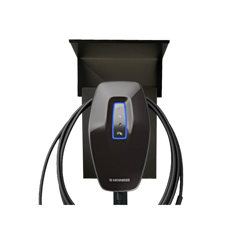 E-car piedestal wallbox för Mennekes Amtron 4You laddstation för bilar för gjutning i betong