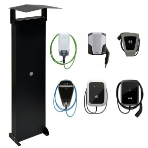 Jalusta Wallbox-auton latausaseman jalustalle