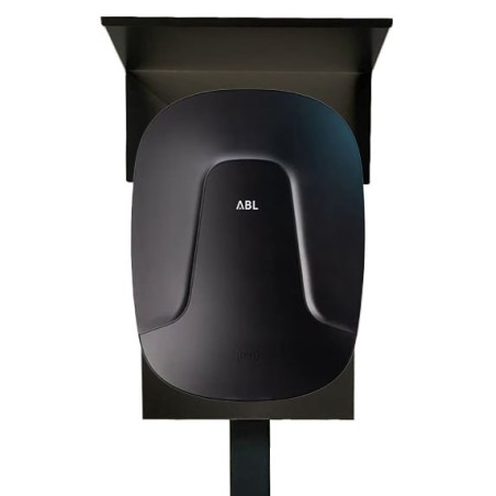 Standfuß E Auto Stele Wallbox für ABL eMH2 mit Regendach