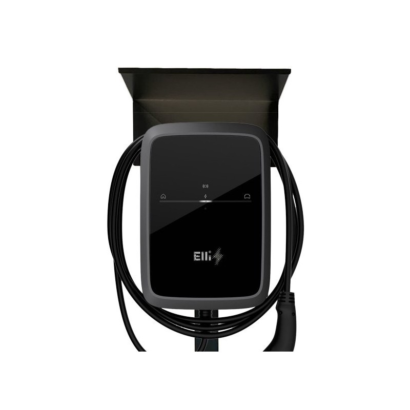 E-car voetstuk voor VW Elli Connect 2 wallbox met regenhoes