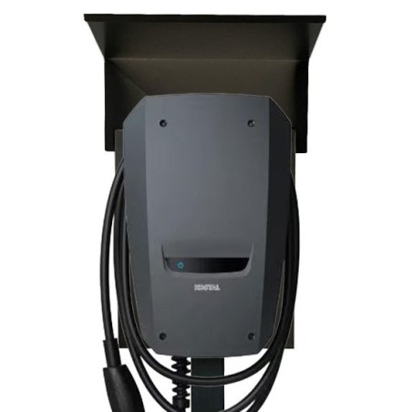 E-car talapzat Kostal ENECTOR Wallboxhoz esővédővel