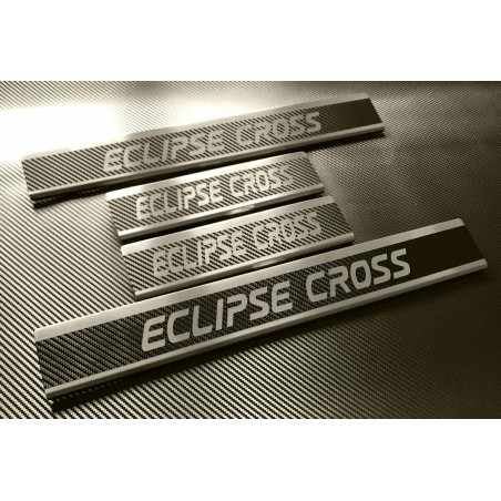 Top inox carbone seuils de porte pour Mitshubishi Eclipse Cross