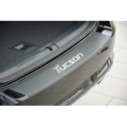 Hyundai Tucson 2 2015-2018 Roestvrij Staal Koolstof Bumperbeschermer