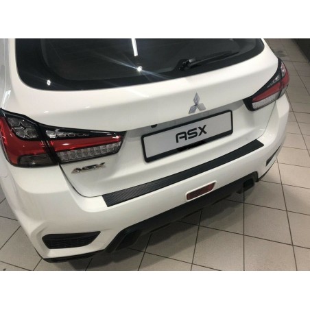 Mitsubishi ASX FL van 2018 Roestvrij Staal Carbon Bumperbeschermer