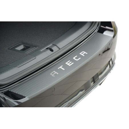 SEAT ATECA Edelstahl Carbon Ladekantenschutz
