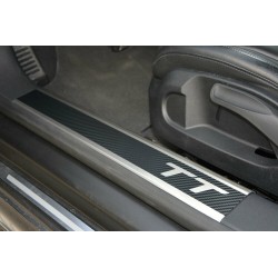 Audi TT 8J aluminum carbon sill trims
