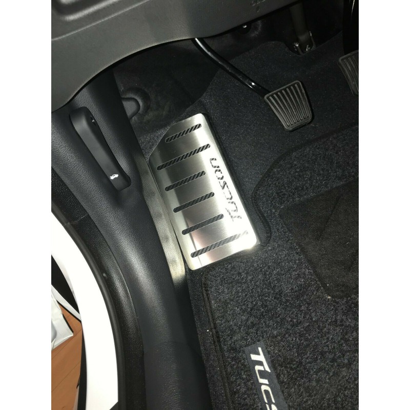 Hyundai Tucson 2 Top Edelstahl Fußstütze Fußablage