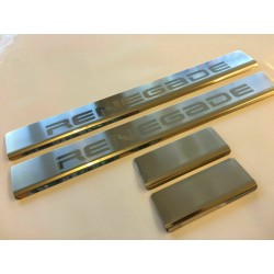 Jeep Renegade stainless steel sill plates