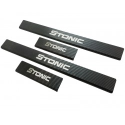 Kia Stonic Sill Trims i rustfrit stål og kulstof