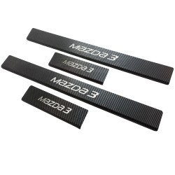 Mazda 3 BM BN bj.2014-2018 stainless steel carbon sill plates