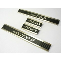 Mazda 3 BP ab bj.2019 stainless steel carbon sill plates