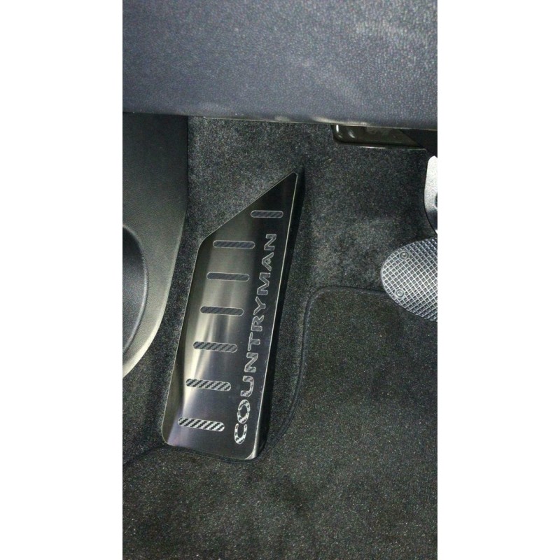 Mini Countryman F60 année 2017-2020 Repose-pieds en acier inoxydable