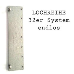 Drilling jig hole lines drilling jig 32 mm for shelves & dowel holes steel