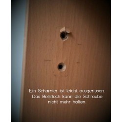 Kit de réparation pour charnières d'armoires de cuisine Armoire Porte d'armoire