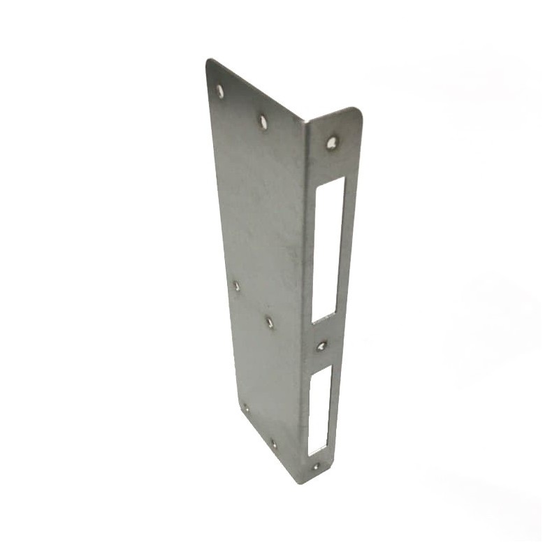 Placa de reparação para portas de sala BKS Abus Din R/L em aço inoxidável 200X40X20