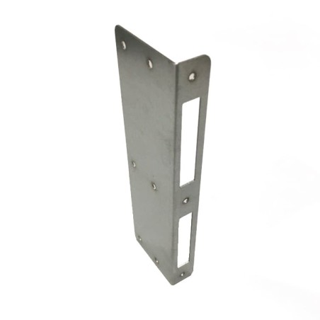 Reparaturschließblech für BKS Abus Din R/L Zimmertüren Edelstahl 200X40X20
