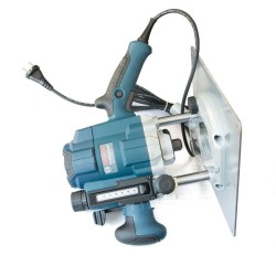 Tavola da taglio con inserto in acciaio per la fresatrice Bosch GOF 1250 CE