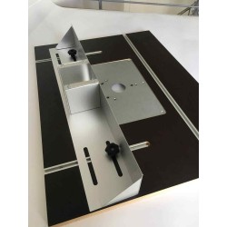 Milling fence aluminum router table fence router with suction module