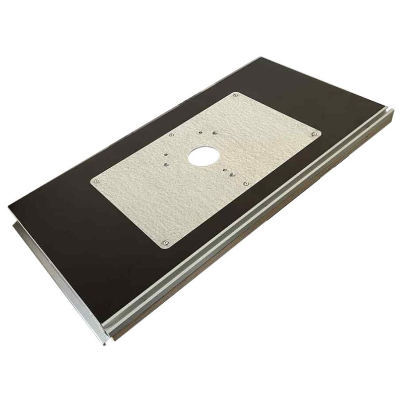 Platta för överläggsbord för Bosch GTS10 XC Insatsplatta för Bosch GKF 600-router