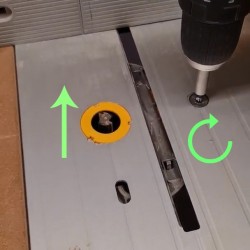 Elevador com prato para MAKITA RT0700CX2J. KATSU 101750 router