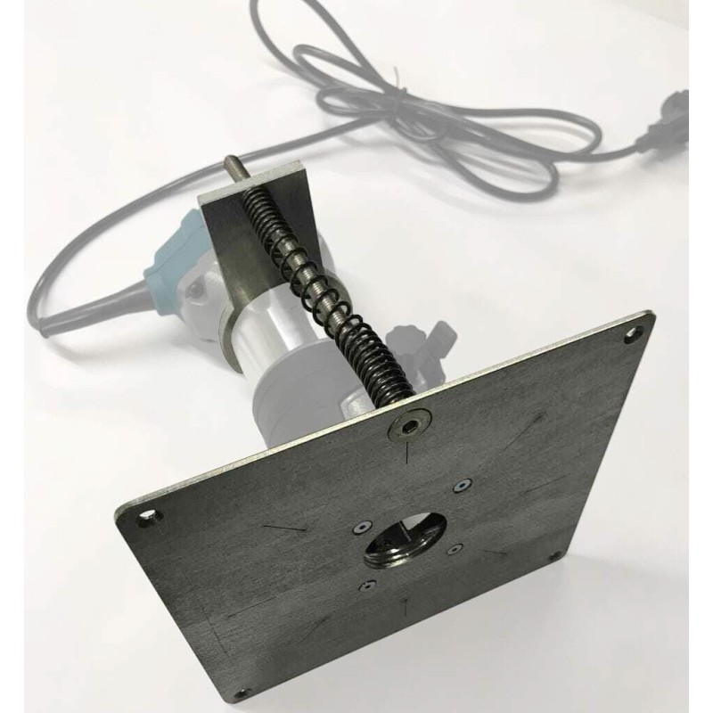 Freeslift met plaat voor MAKITA RT0700CX2J. KATSU 101750 bovenfrees