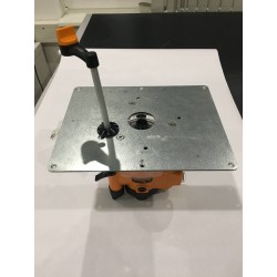 Einlegeplatte Stahl Frästisch für Triton TRA001 MOF001 Oberfräse