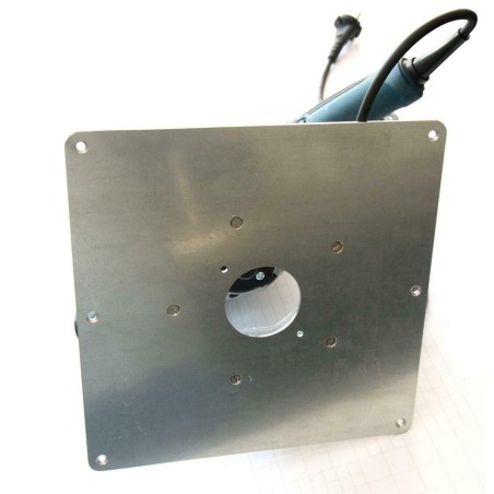Plate insert plate steel router table for Bosch GKF 12V-8 router