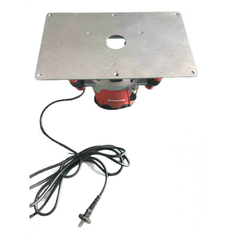 Placa de inserción de acero mesa de fresado para Einhell TE-RO 1255 E router