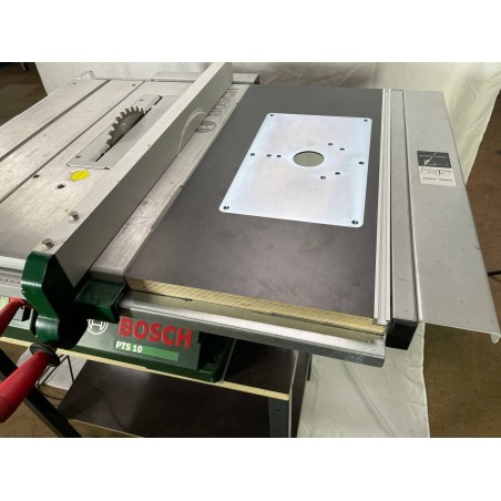 Milling table plate for Bosch PTS 10 Bosch GKF 600 insert plate