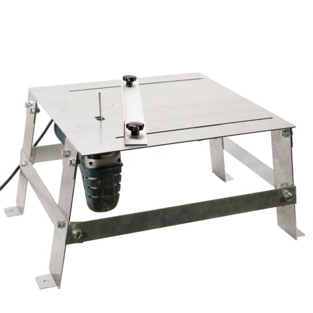 Table de scie sauteuse Table de scie sauteuse avec butée adaptée à toutes les scies sauteuses