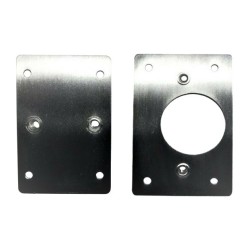 Kit de réparation pour charnières d'armoires de cuisine Armoire à vêtements Bande de pot 45mm en acier inoxydable