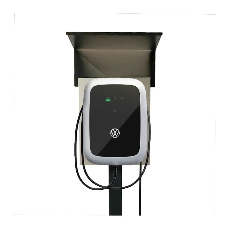 Standfuß E Auto Stele Wallbox für Audi VW Skoda Seat zum Einbetonieren